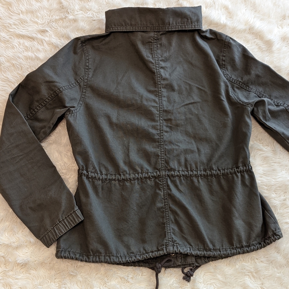 Olive Cargo Old Navy Khaki Green Jacket - Picture 9 of 16